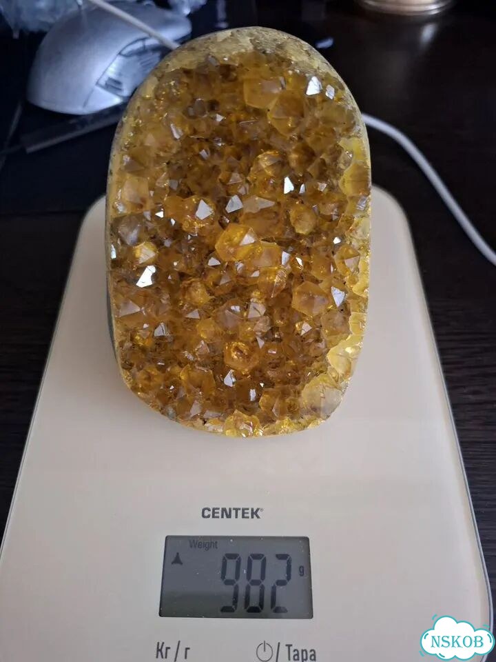 Друза цитрина 982г фото 8