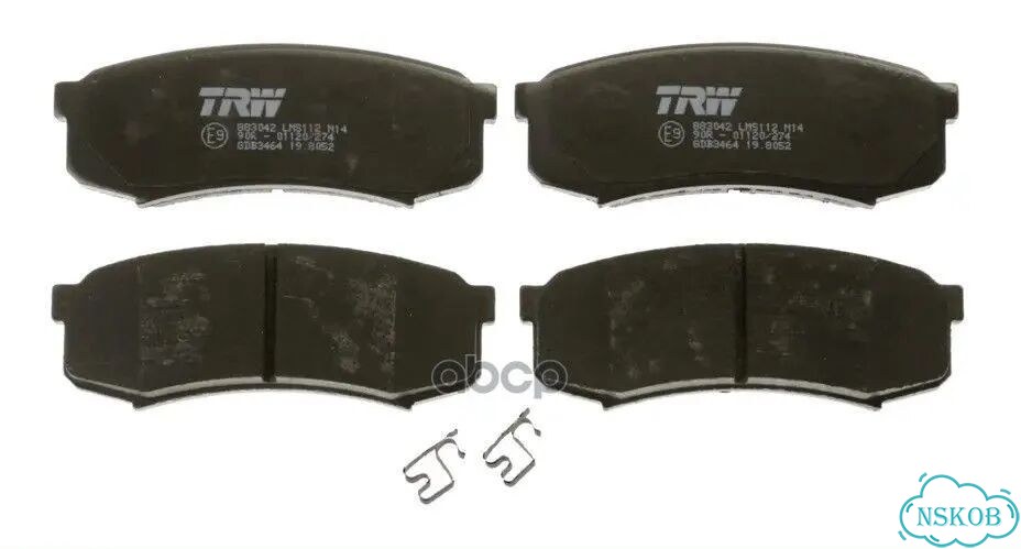 Колодки тормозные дисковые GDB3464 TRW фото 5