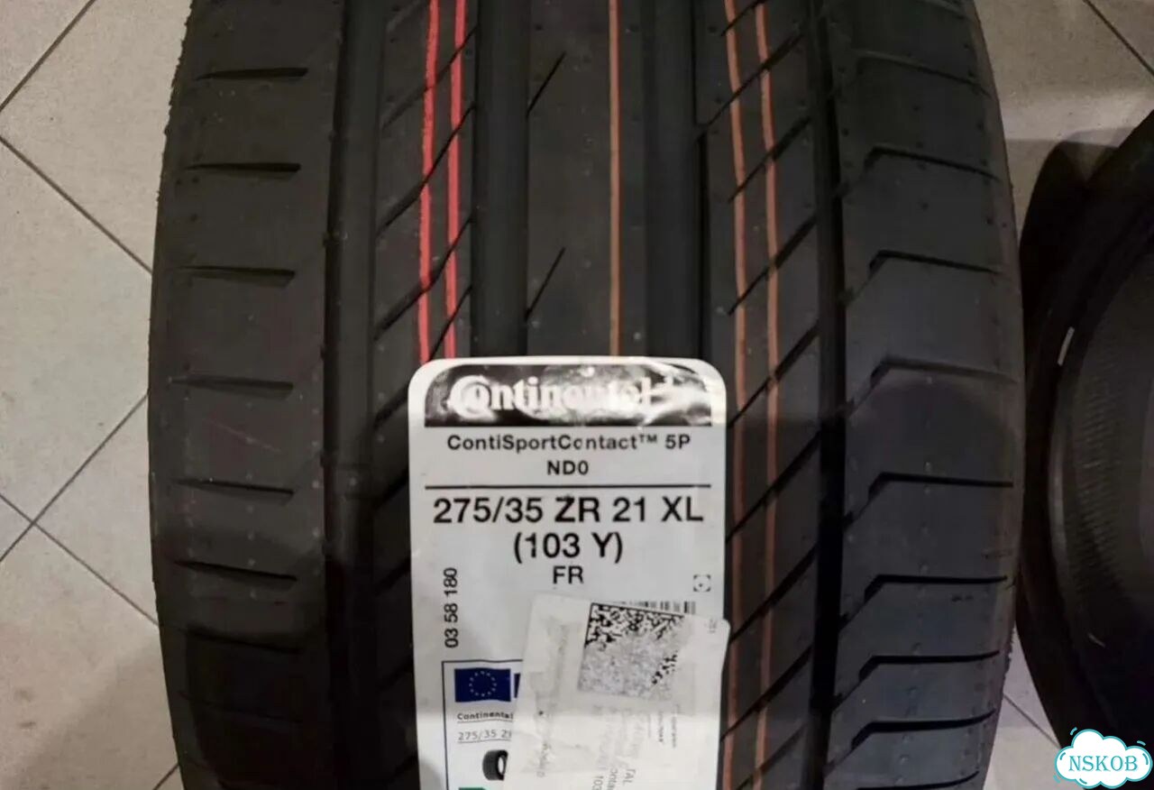 Continental ContiSportContact 5P 275/35 R21 и 315/30 R21 фото 1