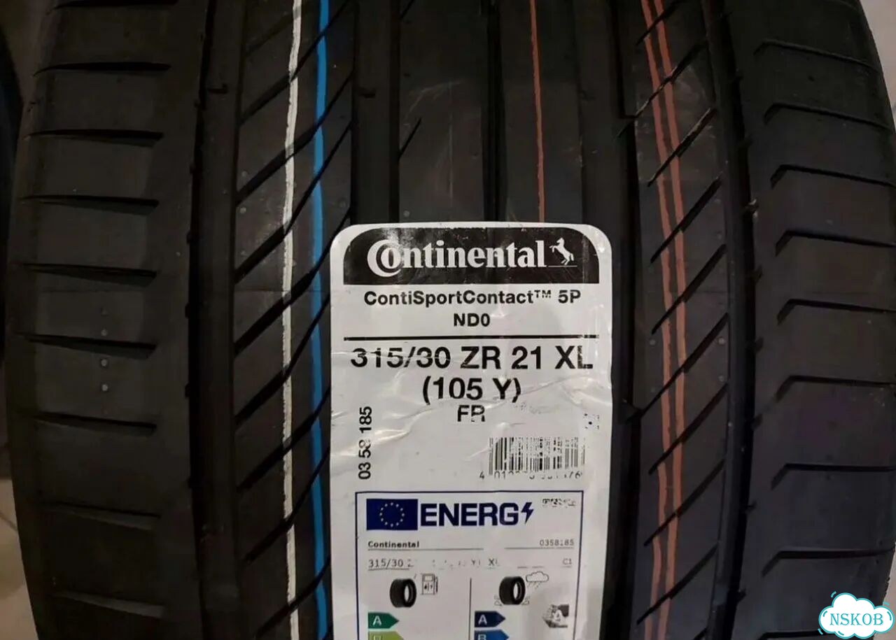 Continental ContiSportContact 5P 275/35 R21 и 315/30 R21 фото 2