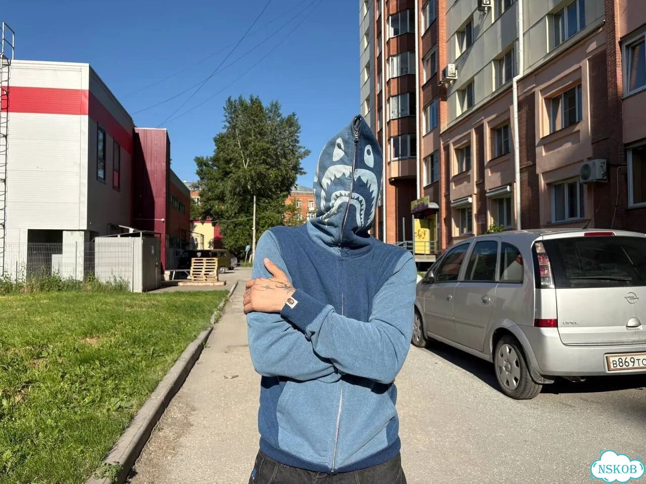 Зип худи Bape indigo new фото 1