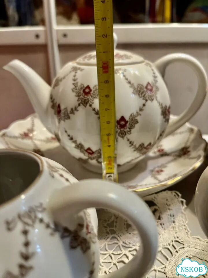 Предметы чайного сервиза лфз СССР Гирлянда фото 7