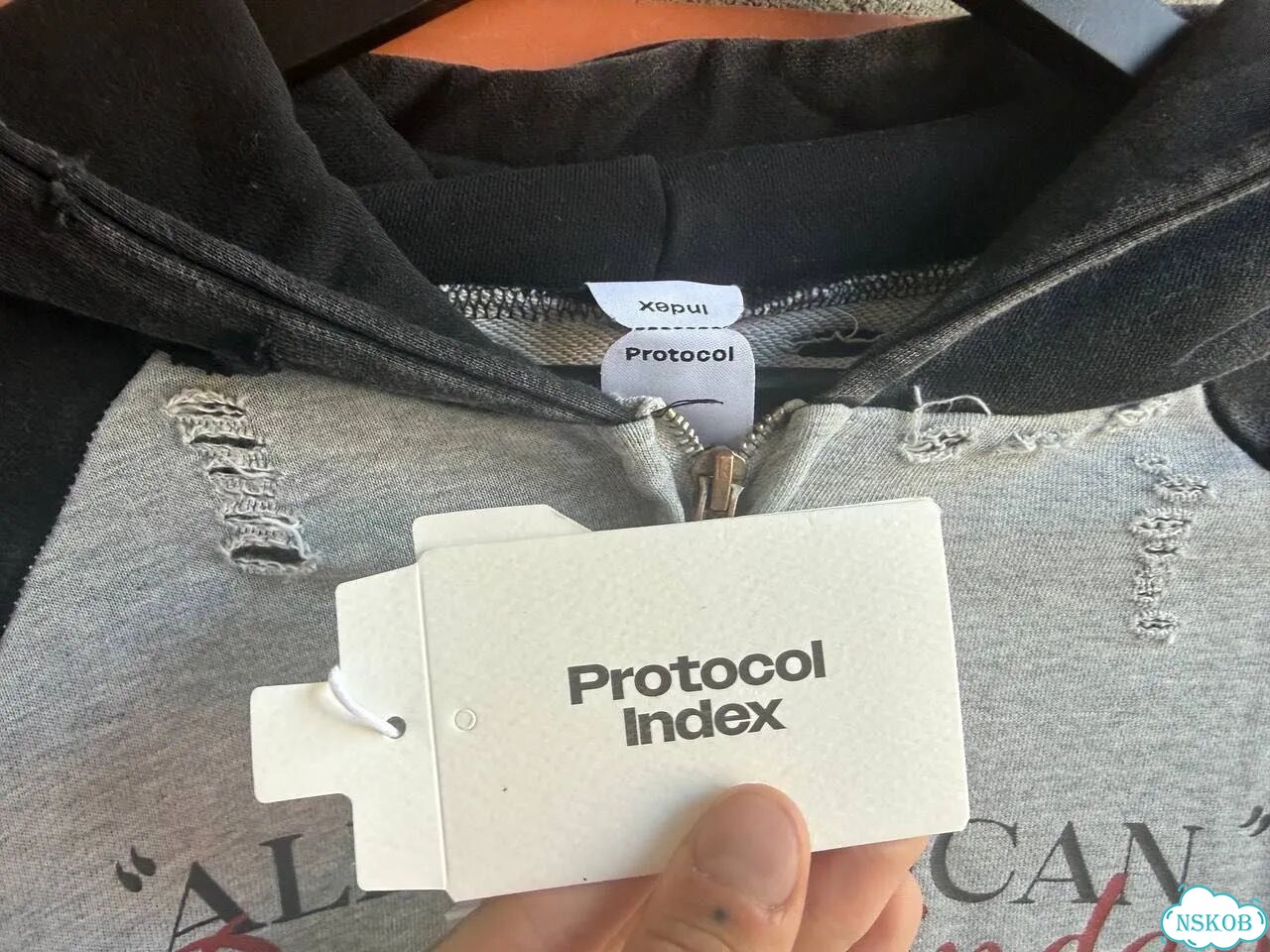 Зип худи protocol index фото 7
