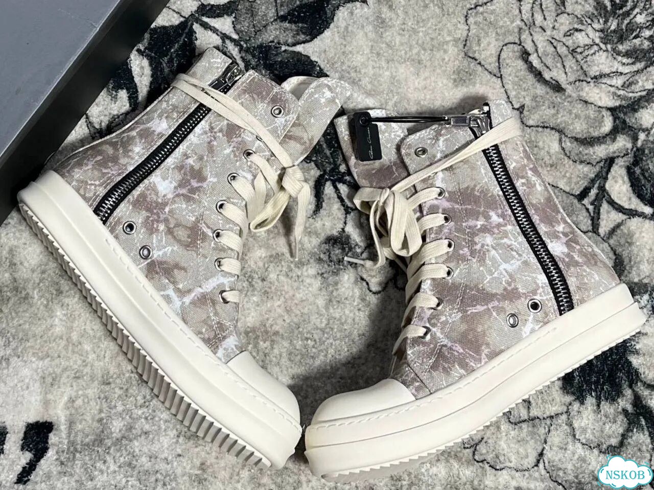 Rick Owens Ramones Camo high фото 1