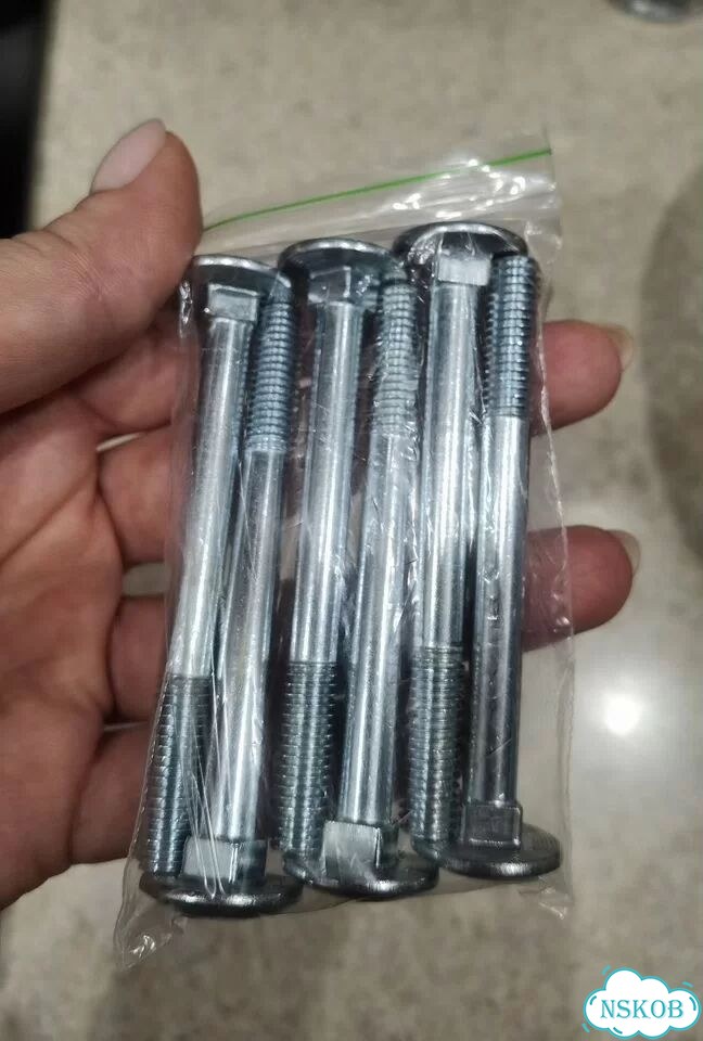 Болт мебельный М8 * 80 фото 6