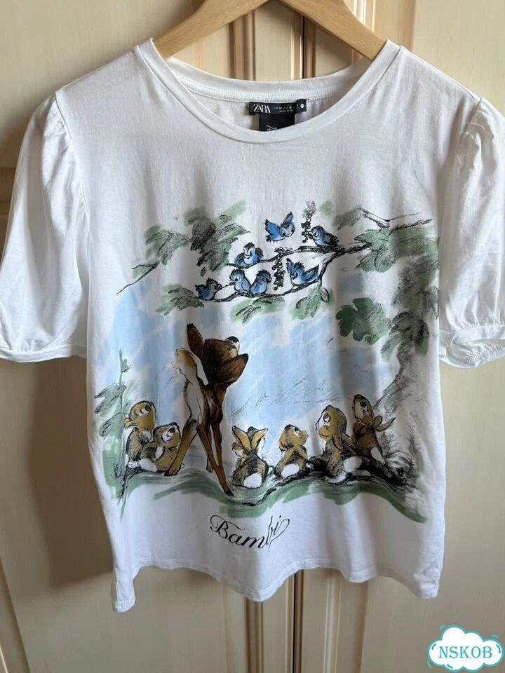 Футболка zara disney Бэмби 44 (S) фото 1