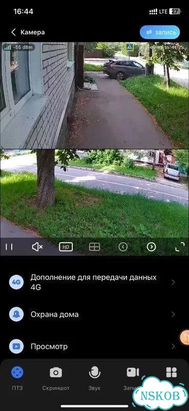 4G Камера видеонаблюдения с двойным объективом фото 3