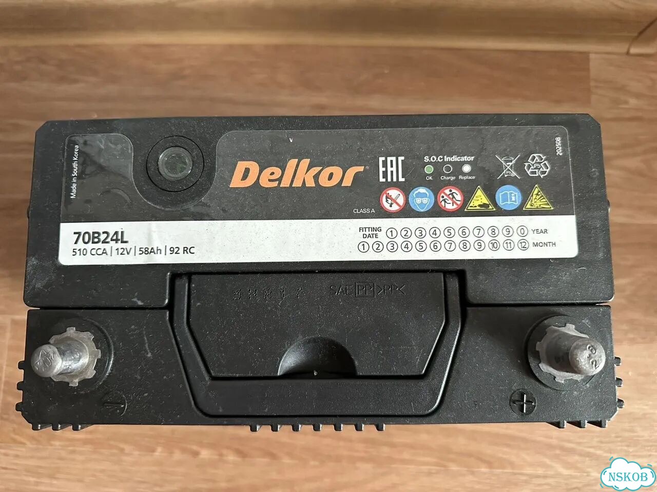 Аккумулятор Delkor 58ah фото 2