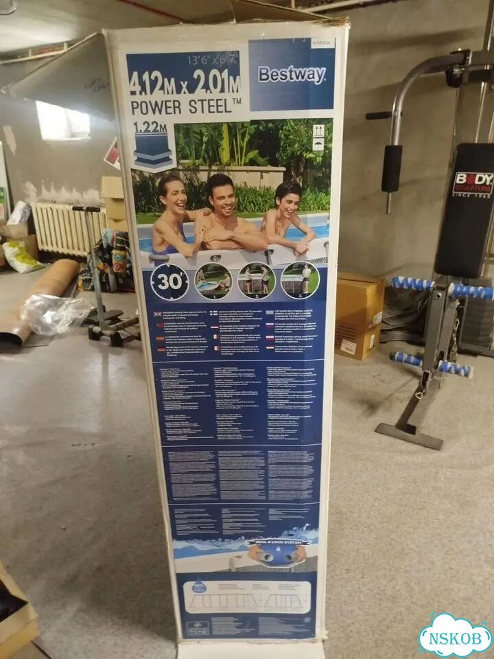 Каркасный бассейн Bestway 412х201х122 см фото 2