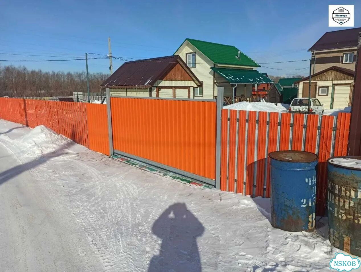 Откатные ворота с гарантией. Мы производители Новосибирск фото 1