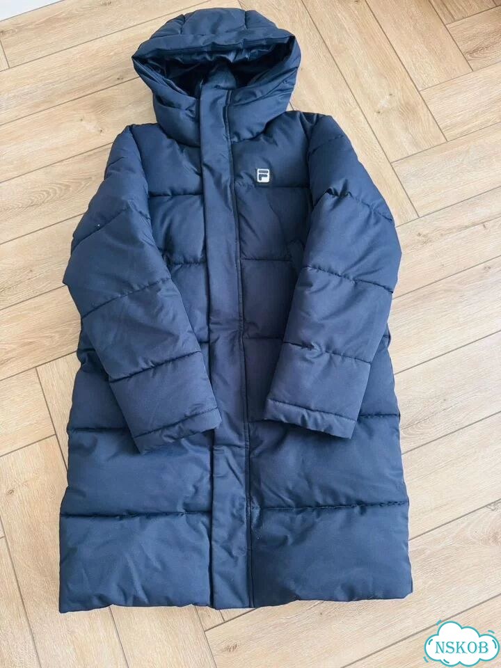 Пуховик для мальчика fila, удлиненный, р 152-158 фото 1