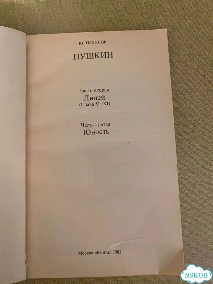 Тынянов Пущин книги о Пушкине фото 4