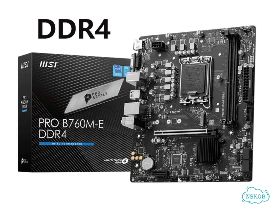 Материнская плата MSI PRO B760M-E DDR4 фото 1