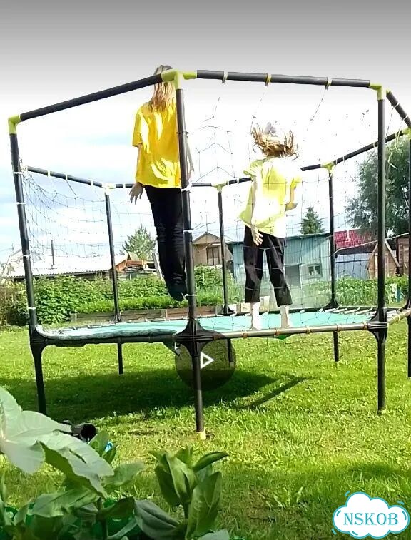 Батут уличный б/у фото 2