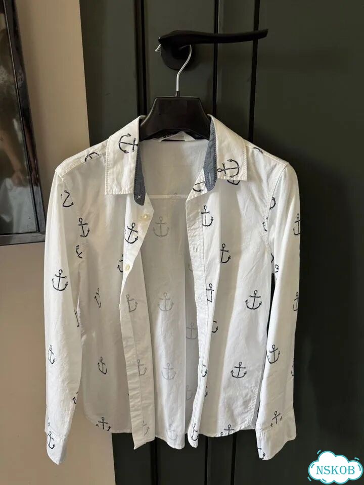 Рубашка H&M размер 134 фото 2