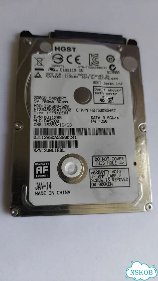 Hdd SATA 500gb 2.5(лот 3шт) фото 5