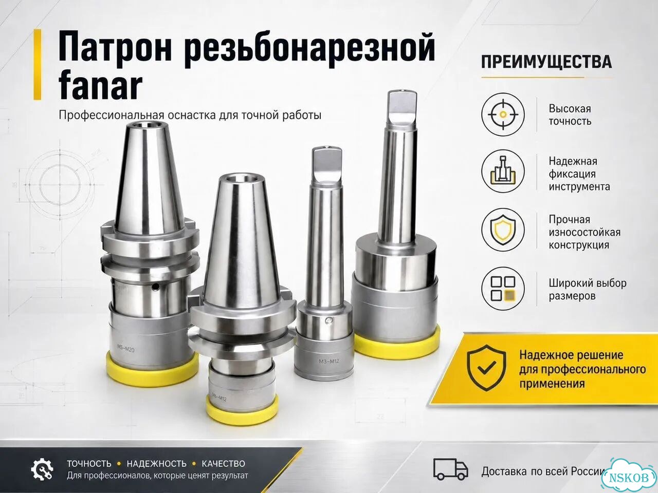 Патрон резьбонарезной fanar фото 1