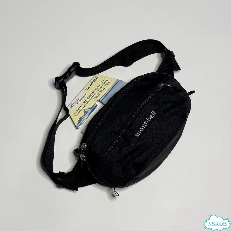 Сумка черная Montbell Delta Gusset Pouch M фото 2