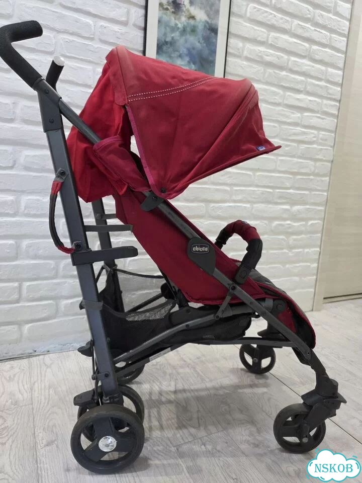 Коляска chicco Liteway трость фото 1