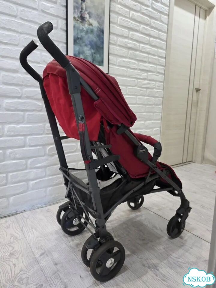Коляска chicco Liteway трость фото 2
