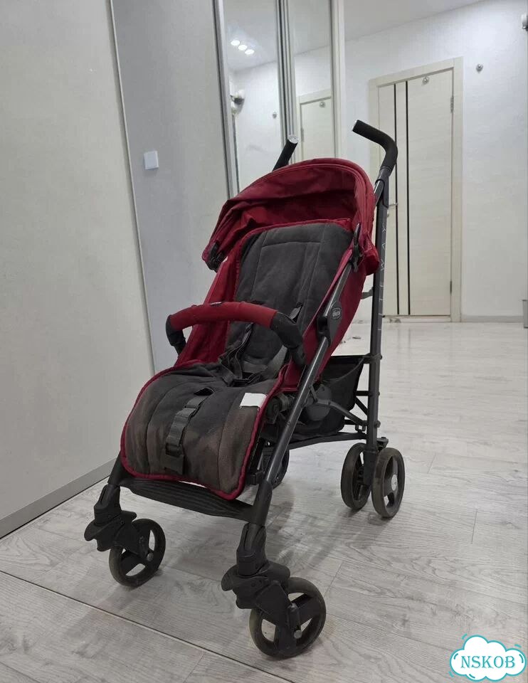 Коляска chicco Liteway трость фото 3