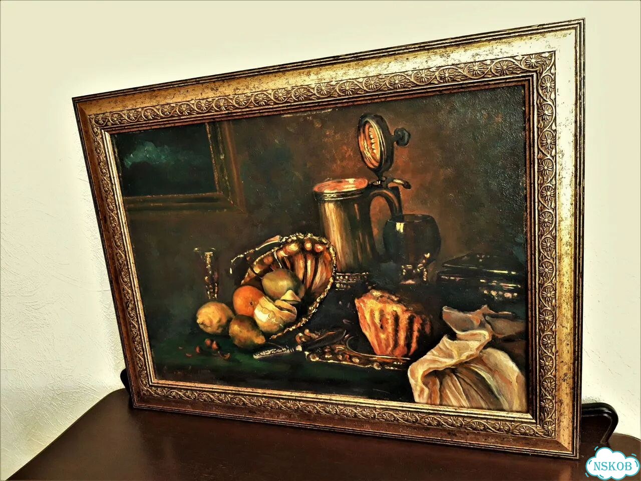 Продам картину, натюрморт, холст, масло, 1960-е гг фото 4