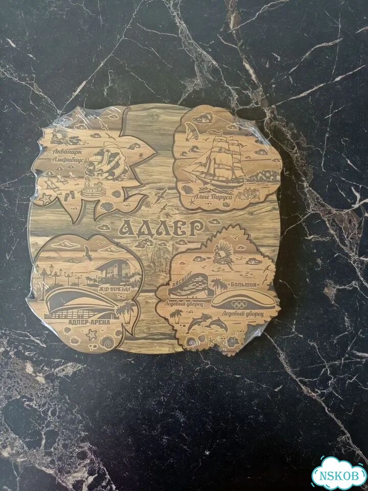 Досточка Адлер из дерева фото 1