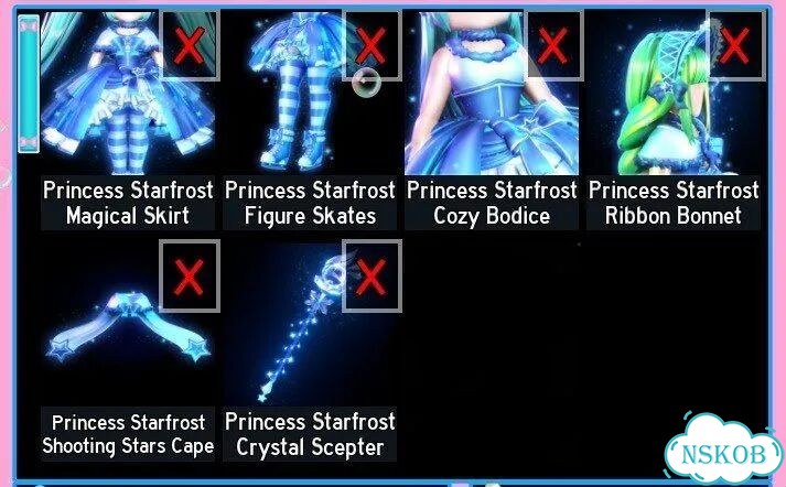 Сет Princess Starfrost в Royale High (Roblox) фото 1