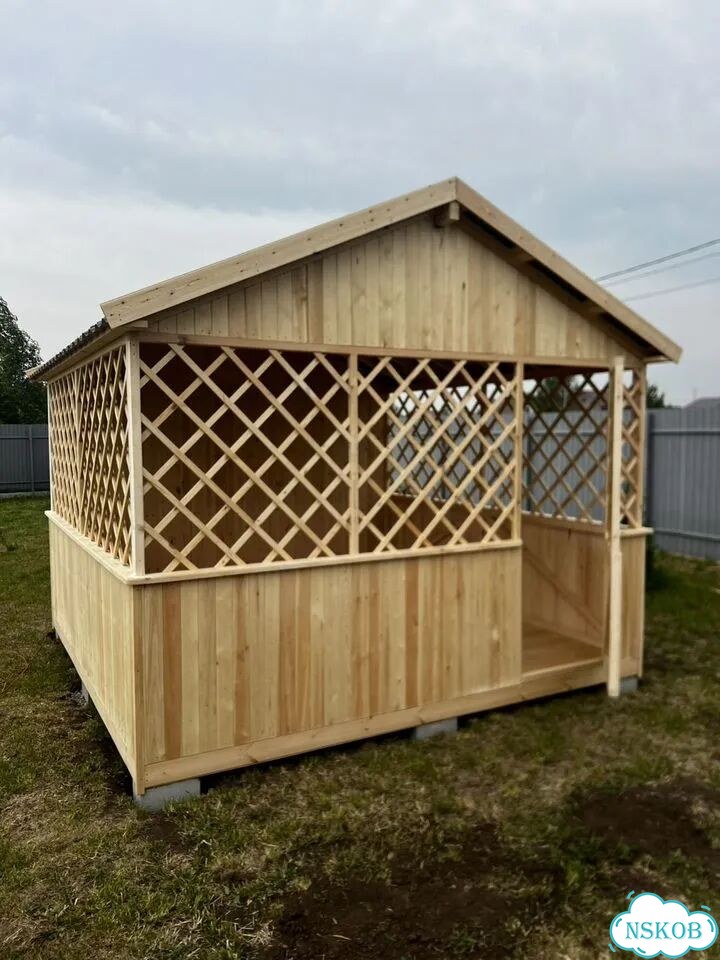 Беседка 3500х3500 фото 1