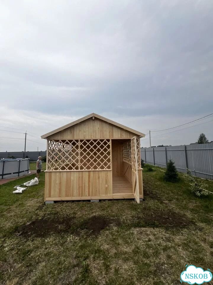 Беседка 3500х3500 фото 4