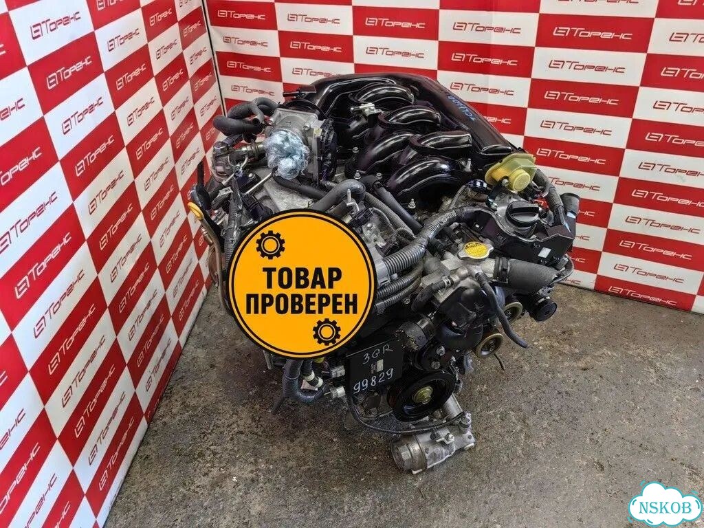 Мотор toyota crown majesta 3GR FSE GRS182 проверено фото 2