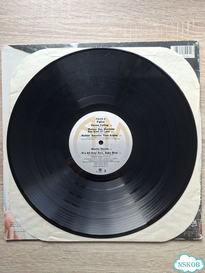 Пластинка Falco–Falco 3 VG/VG фото 3