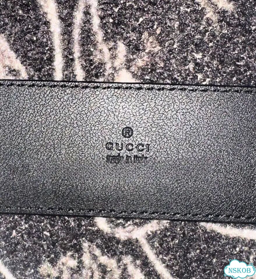 Ремень gucci monogram black фото 4