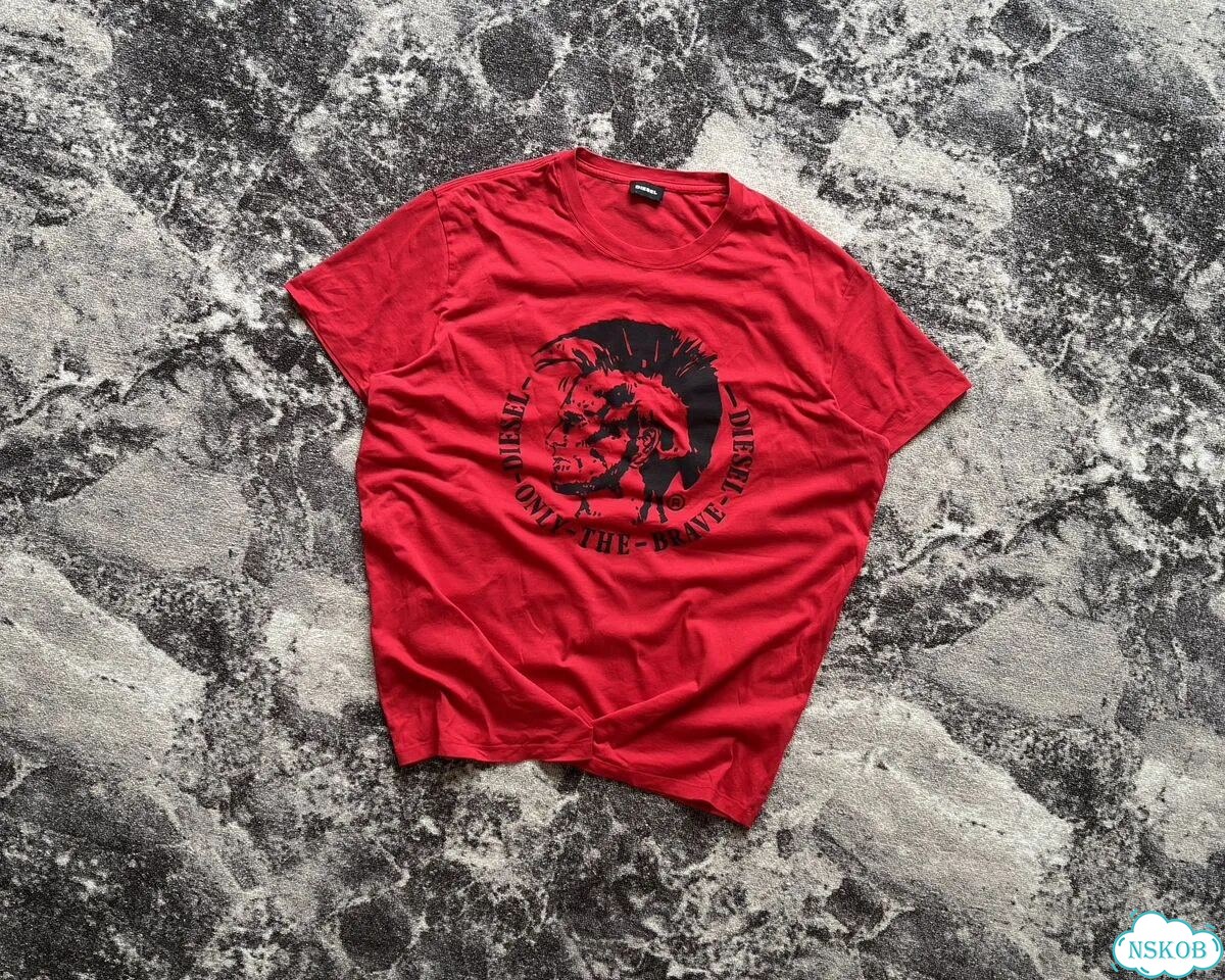Футболка Diesel big logo Only the brave оригинал фото 1