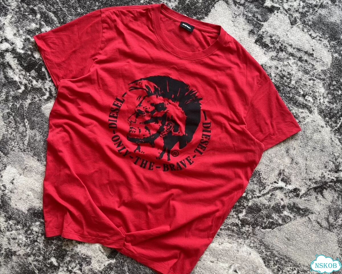 Футболка Diesel big logo Only the brave оригинал фото 3