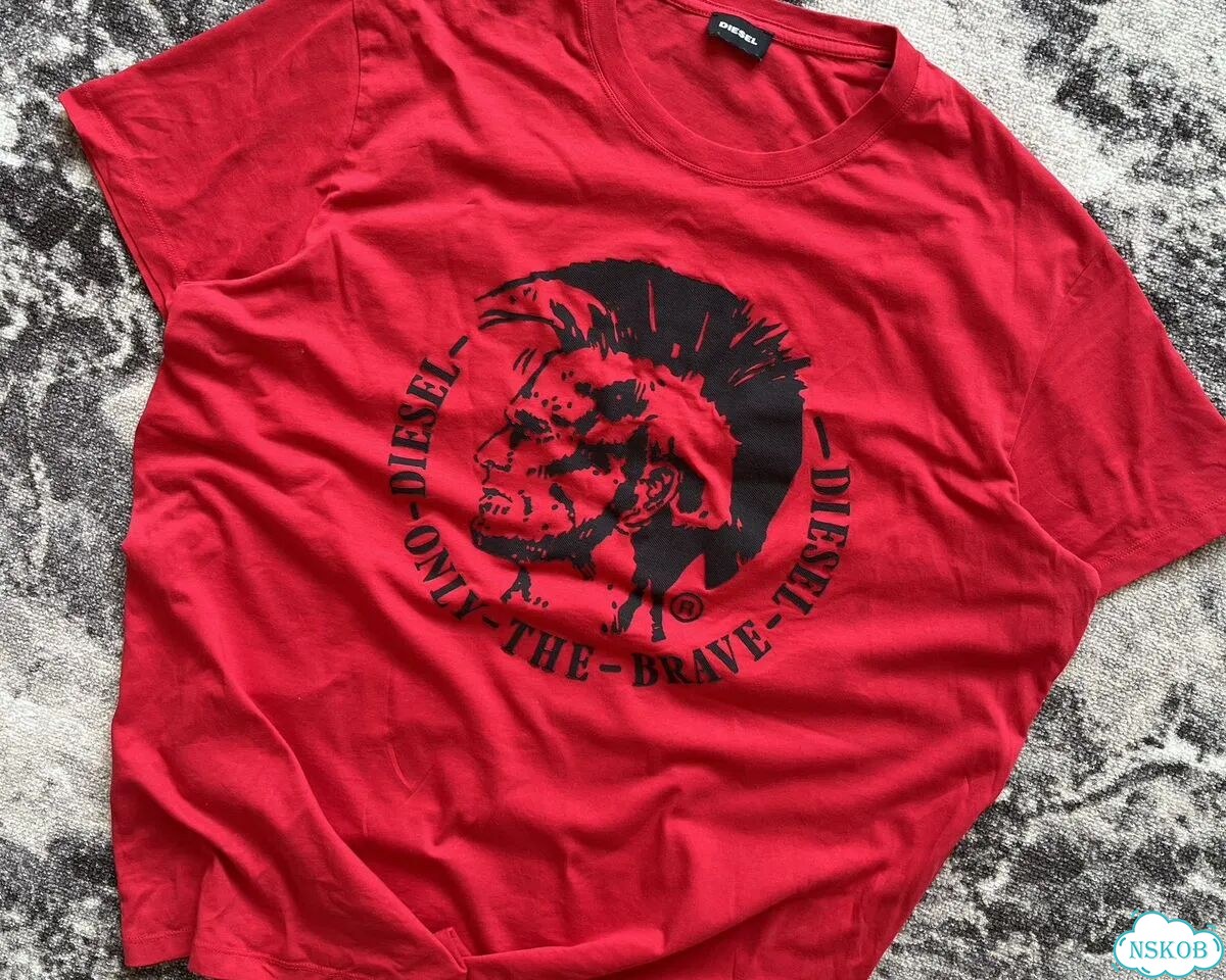 Футболка Diesel big logo Only the brave оригинал фото 4