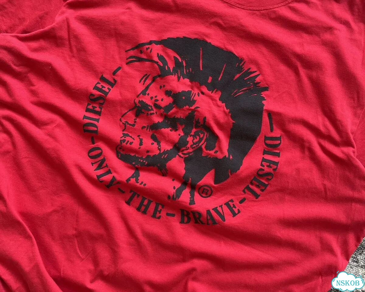 Футболка Diesel big logo Only the brave оригинал фото 6