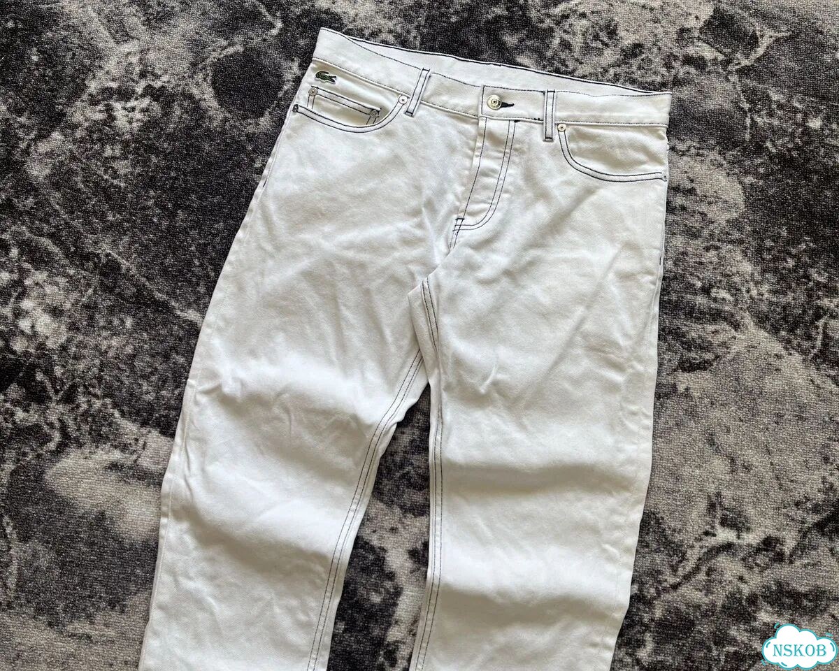 Джинсы Lacoste slim fit оригинал фото 3