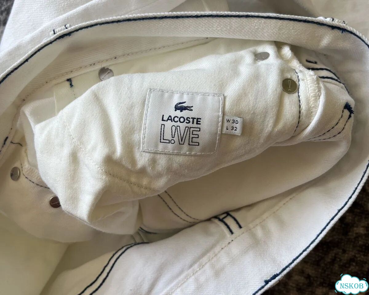 Джинсы Lacoste slim fit оригинал фото 9