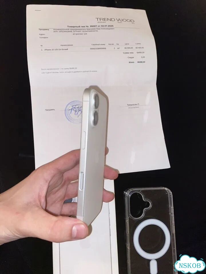 iPhone 16, 128 ГБ, SIM + eSIM фото 2