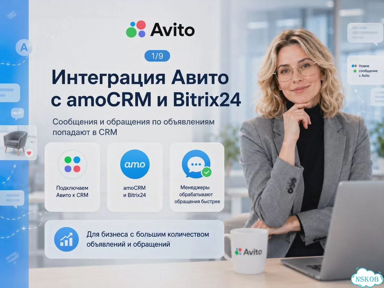 Интеграция Авито с amoCRM и Bitrix24 фото 1