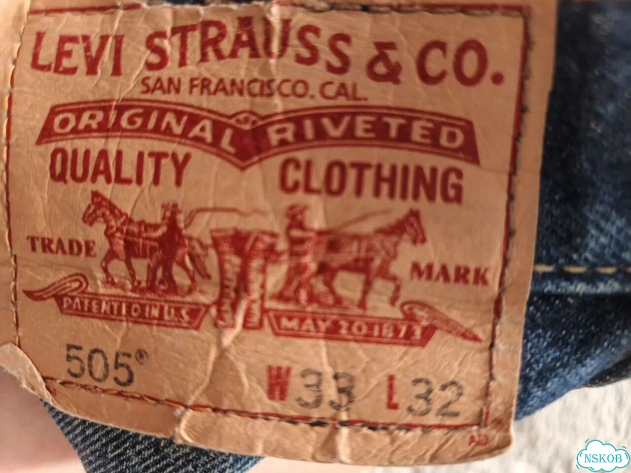 Джинсы мужские levis 505 фото 6