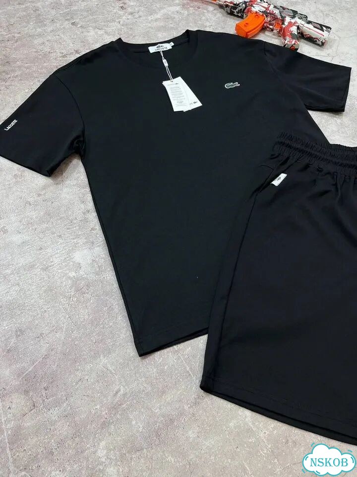Костюм шорты с футболкой Lacoste фото 2