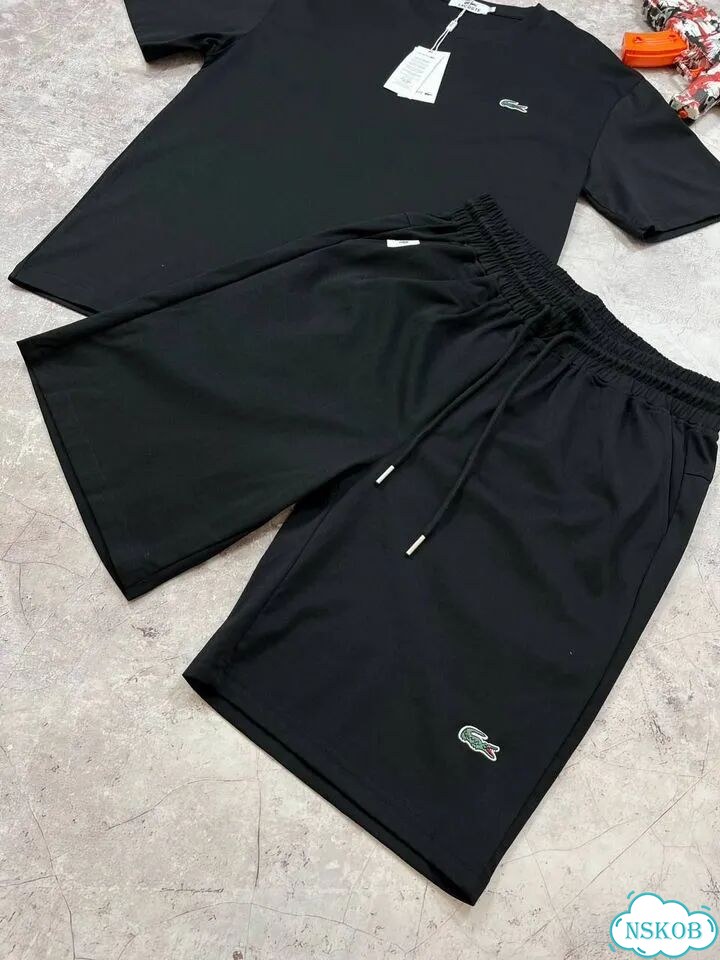 Костюм шорты с футболкой Lacoste фото 3