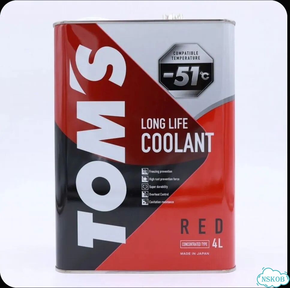 Японский Антифриз G12/12+ красный TOM'S toms томс фото 2