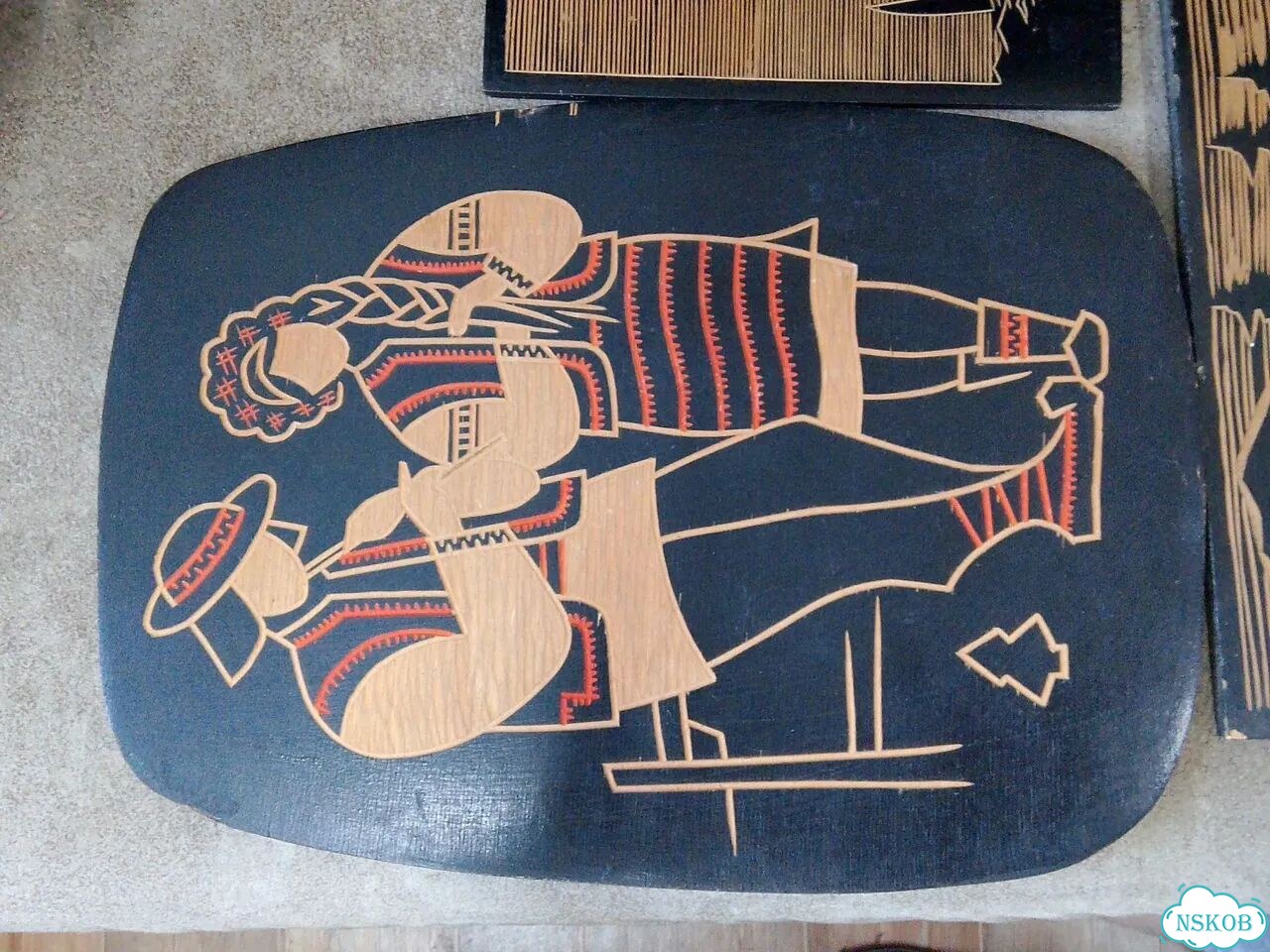 Картины / панно СССР дерево фото 2