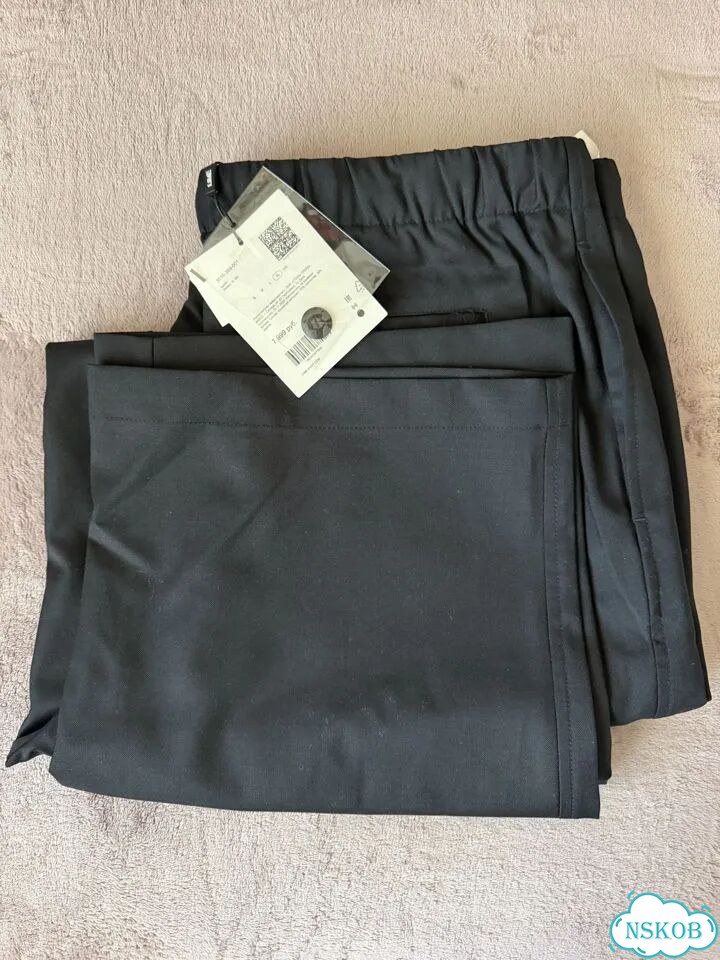 Новые широкие брюки из смесовой шерсти Lime (XL) фото 8