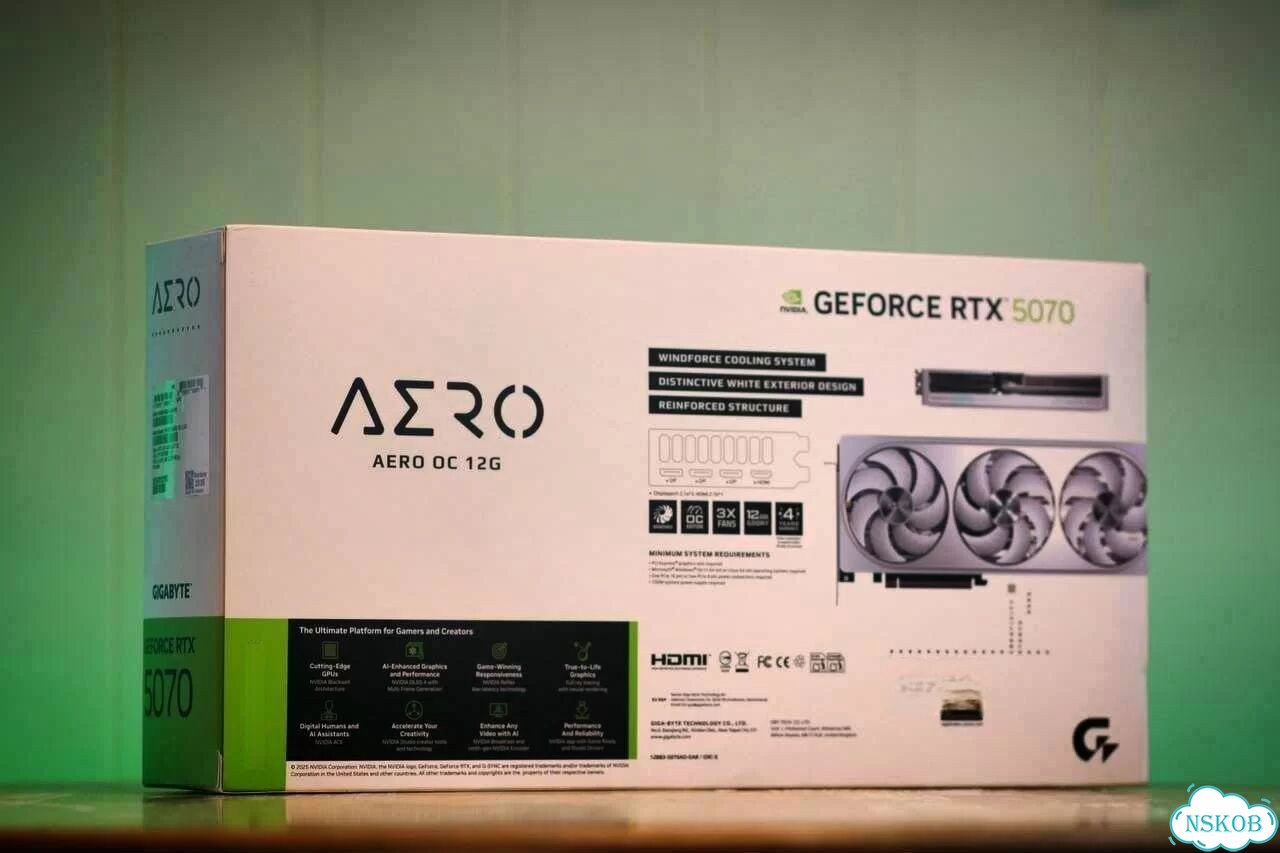 Видеокарта gigabyte RTX 5070 aero фото 2