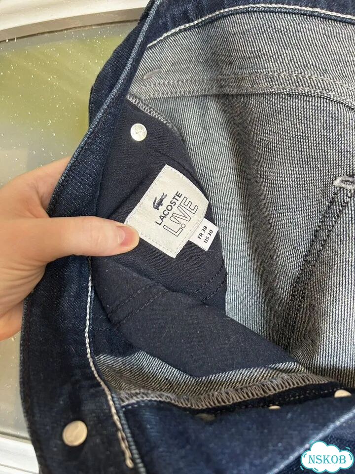 Шорты джинсовые мужские Lacoste фото 3