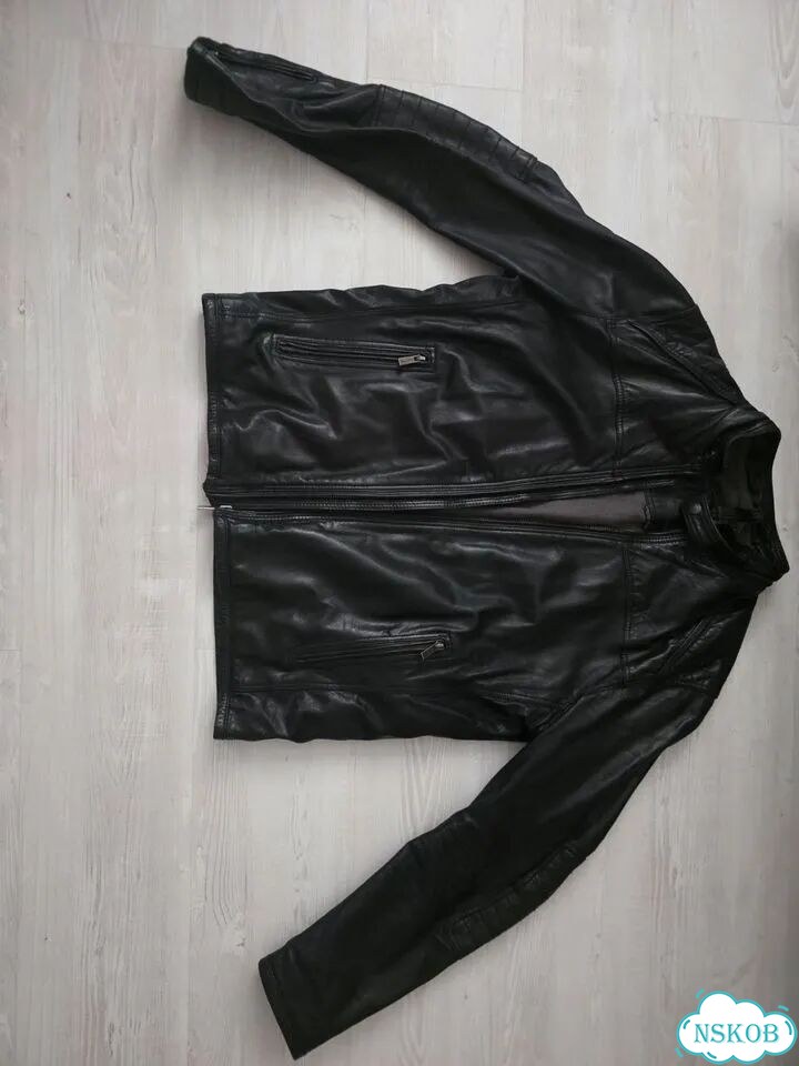 Кожаная куртка Massimo Dutti фото 1